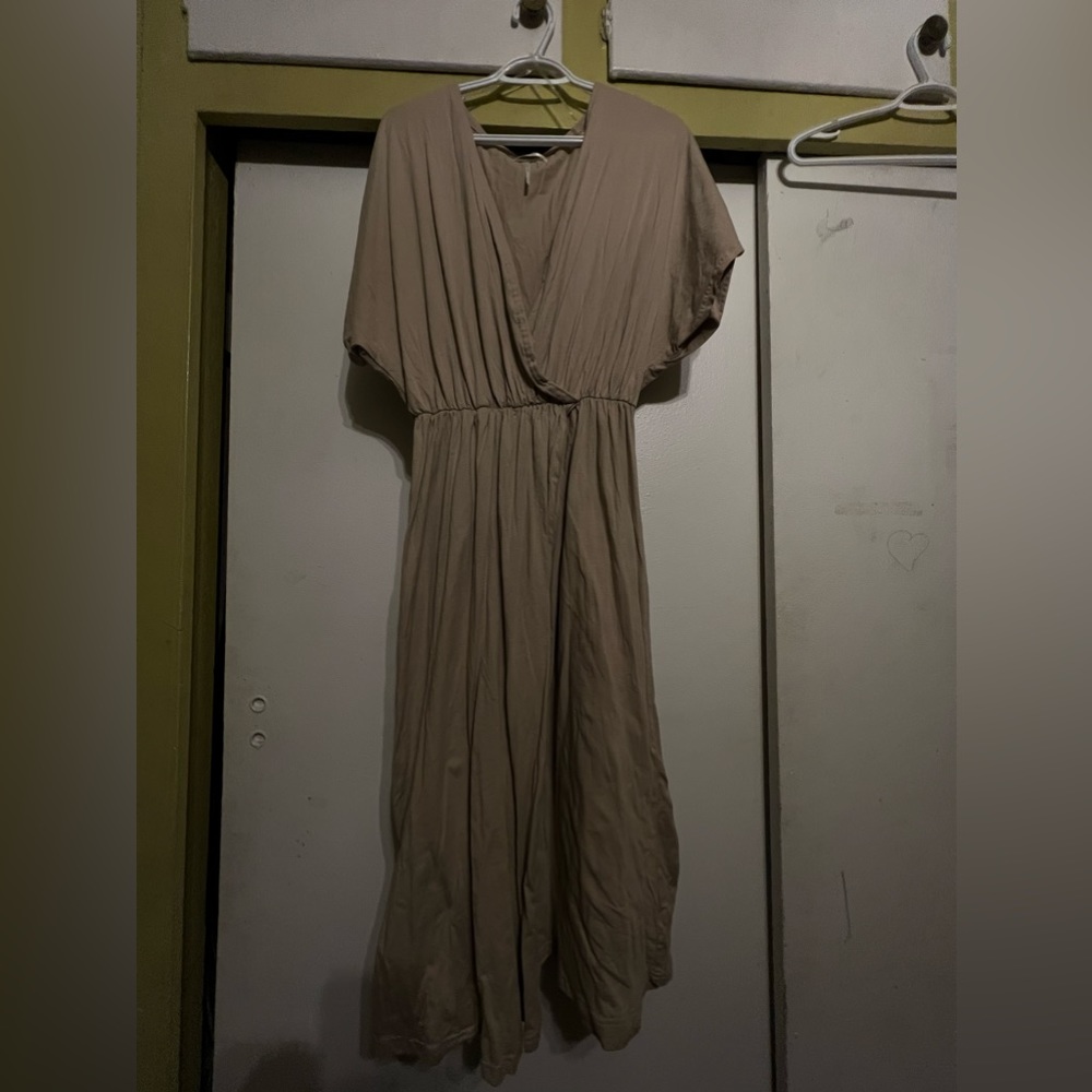 Tan Dress for the Spring